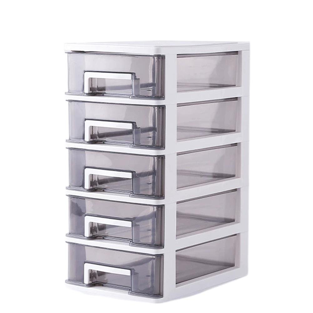 5 Layer Desktop Storage Box Stationery Sorting Storage Drawer Space Saving Tabletop Drawer Cosmetic Desktop Organizer Boxes