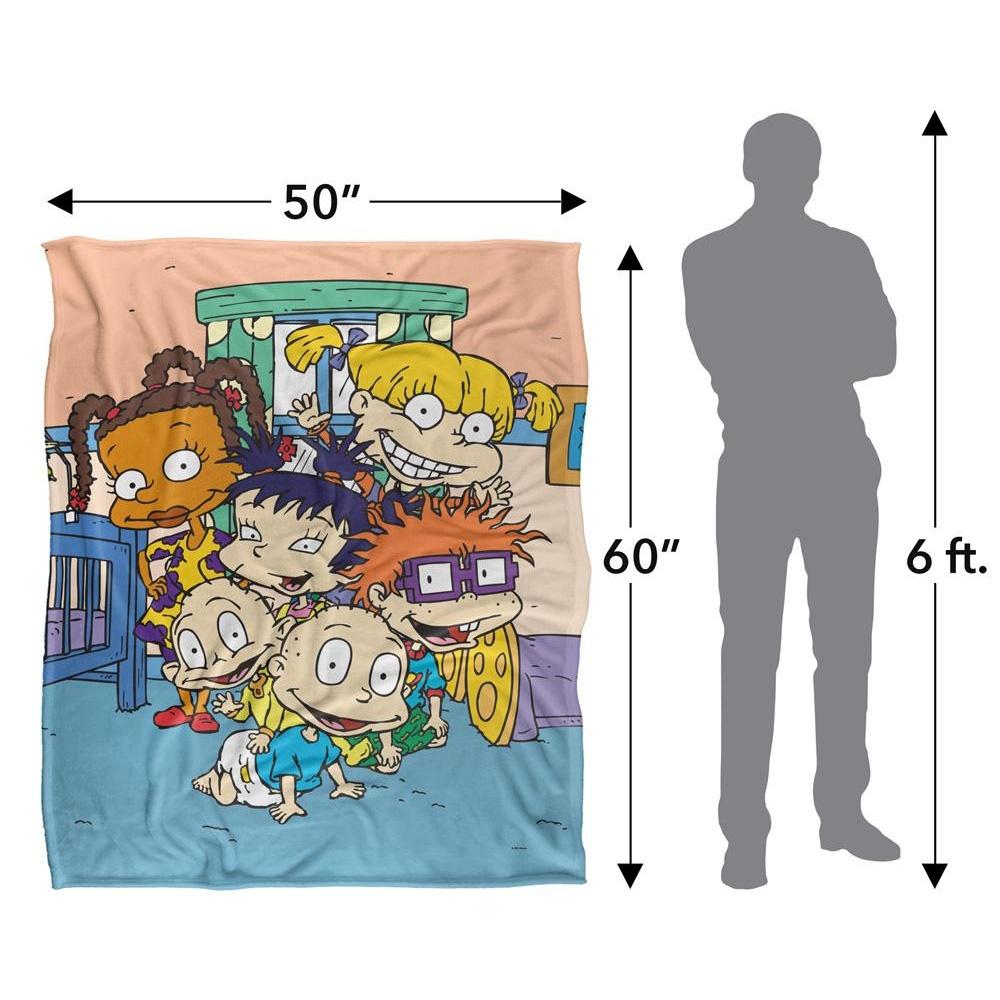 Rugrats Silky Characters Supersoft Blanket