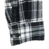 XLARGE Check Pattern Back Logo Long sleeve Flannel shirt XL black Men's Used