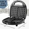 3 In 1 Electric Sandwich Maker, Panini Press Grill and Waffle Iron Set with Removable Non-Stick Plates
