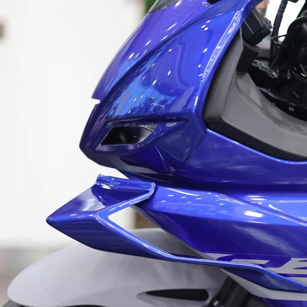 Für Motorrad Abtrieb Naked Frontspoiler Winglet Aerodynamischer Flügel YZFR3 2025 2024 YZFR25 YZF R3 R25 2025 2019-2024
