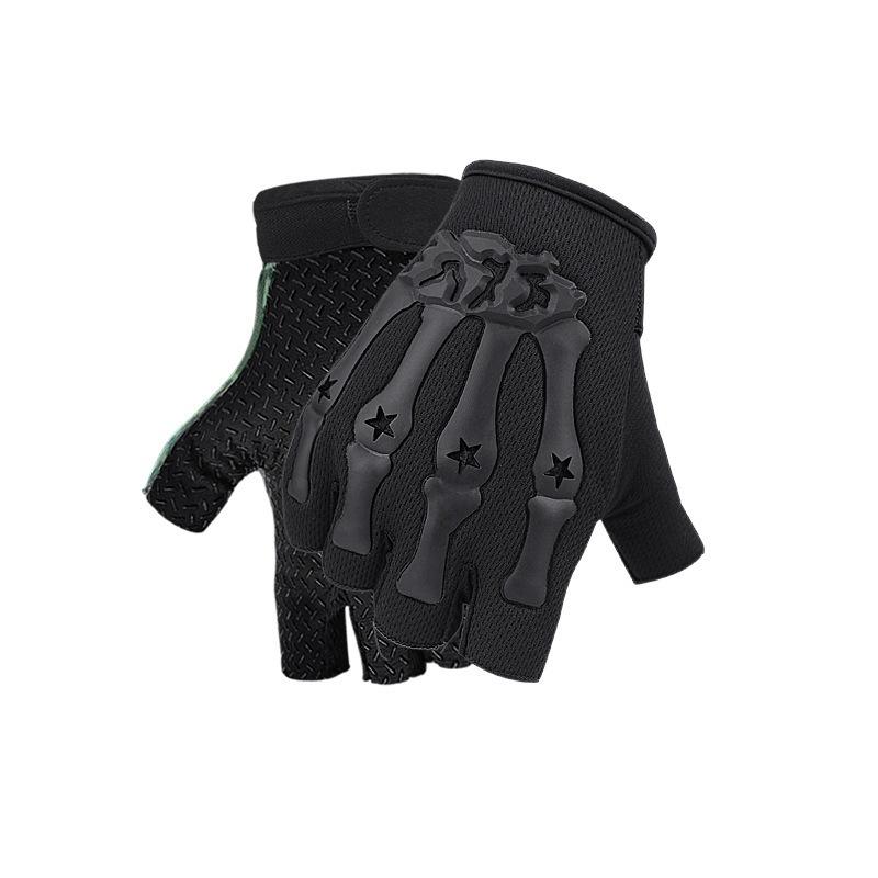 Outdoor Tactical Cycling Gloves for Men's Anti Slip Breathable Half Finger Gloves Bicycle Hiking Hiking Hunting Sports Gloves