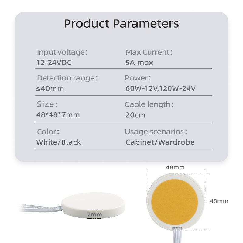 5A Smart Furniture Light Touch Switch - Wooden Board