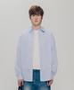 YALE Loose Fit Multi-Stripe Shirt_Light Blue