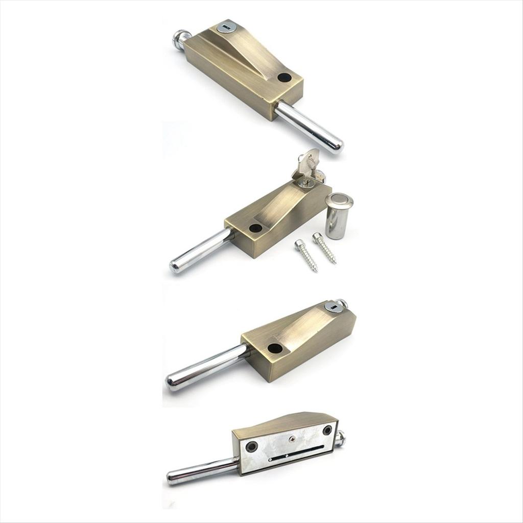 BHBL Revolving Door Door Frame Door Lock Double Door Spring Anti-Theft Interlocking Home Hardware Decoration B