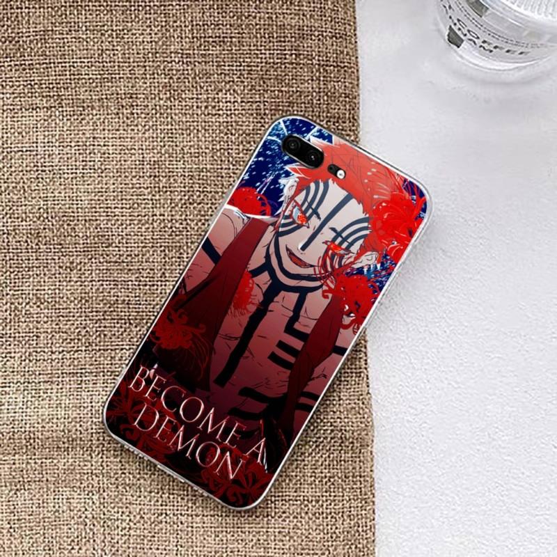 

Чехол для телефона Akaza Demon Slaye для Huawei P50 P40 P30 Pro Mate 40 30 Pro Nova 8 8i Y7P Honor, прозрачный чехол для телефона Honor 9C