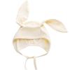 Baby Bunny Ear Hat: Nordic Tie-Up Spring/Summer Fetal Cap with Ear Protection.