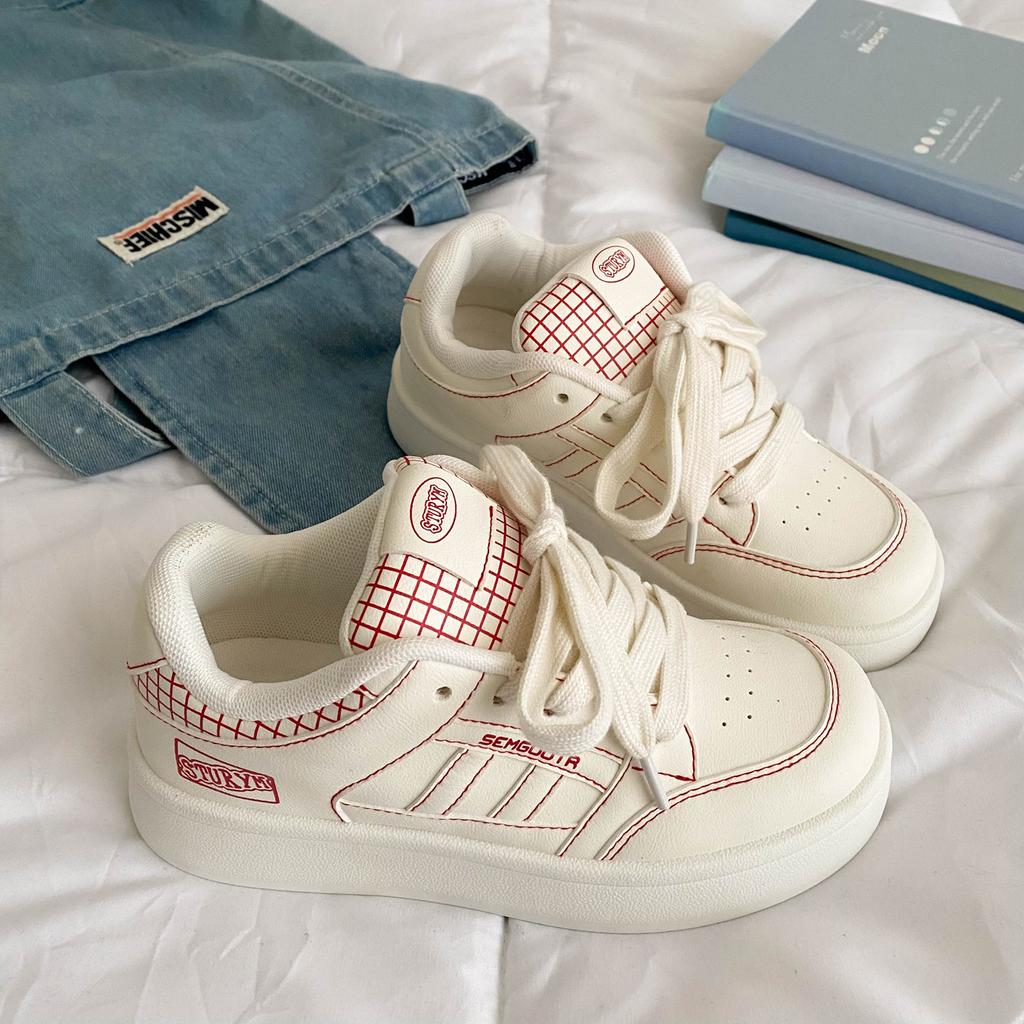 Fashion zapatillas de mujer 2025 Pink Chunky Platform Sneakers Women's Chic Casual Shoes Trendy Slip-On with Dress Comfortable Daily