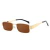 Vintage Square Sunglasses Women Men Rectangle Sun Glasses Female Oval Eyewear Metal Frame Sunglasses for Male Female Eyeglasses