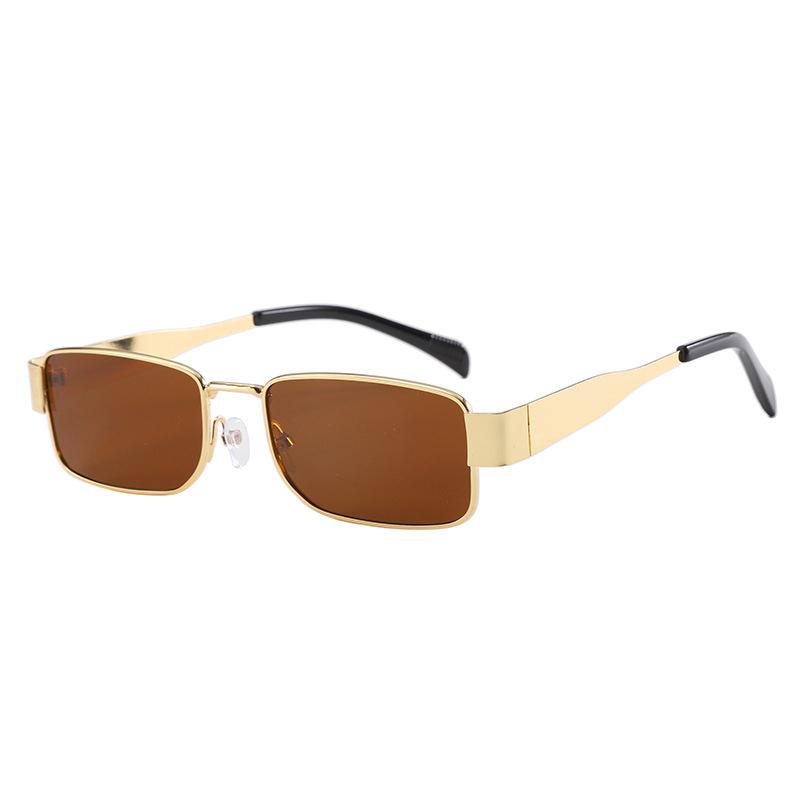 

Vintage Square Sunglasses Women Men Rectangle Sun Glasses Female Oval Eyewear Metal Frame Sunglasses for Male Female Eyeglasses MULTI