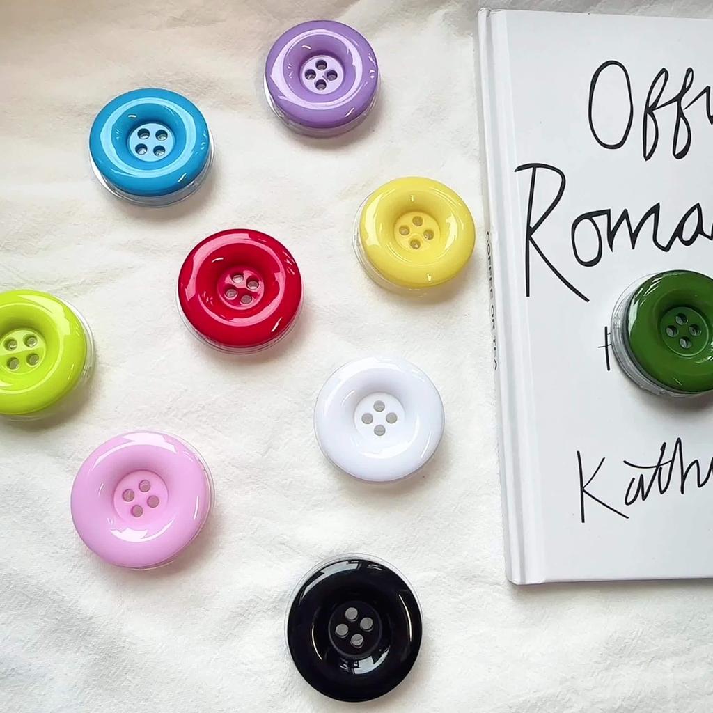 Handy-Ständer mit knopfförmigem Ringhalter – Niedlicher Cartoon Mini-Knopf Pop Socket, Kompatibel mit IPhone & Android-Handys, Perfekte Geschenkidee!