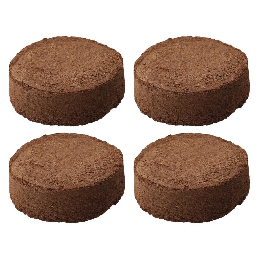 Ziemia nawilżająca kokosowa, krążki ziemi zagęszczonej o średnicy 60 mm, kompaktowe podłoże do uprawy, wsparcie kiełkowania