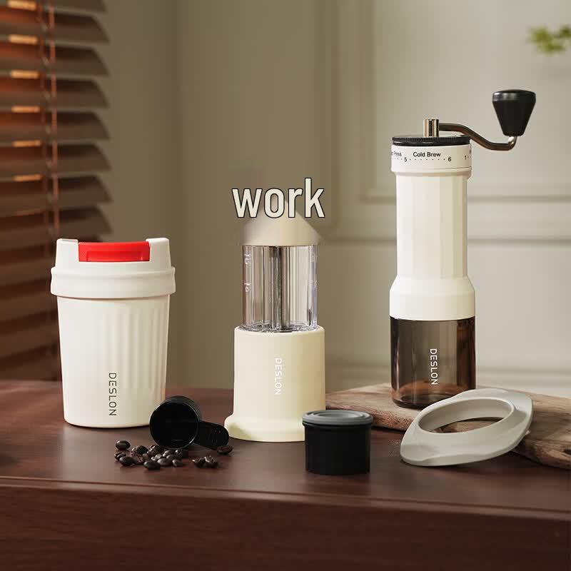 DESLON Portable Manual Espresso Maker Set