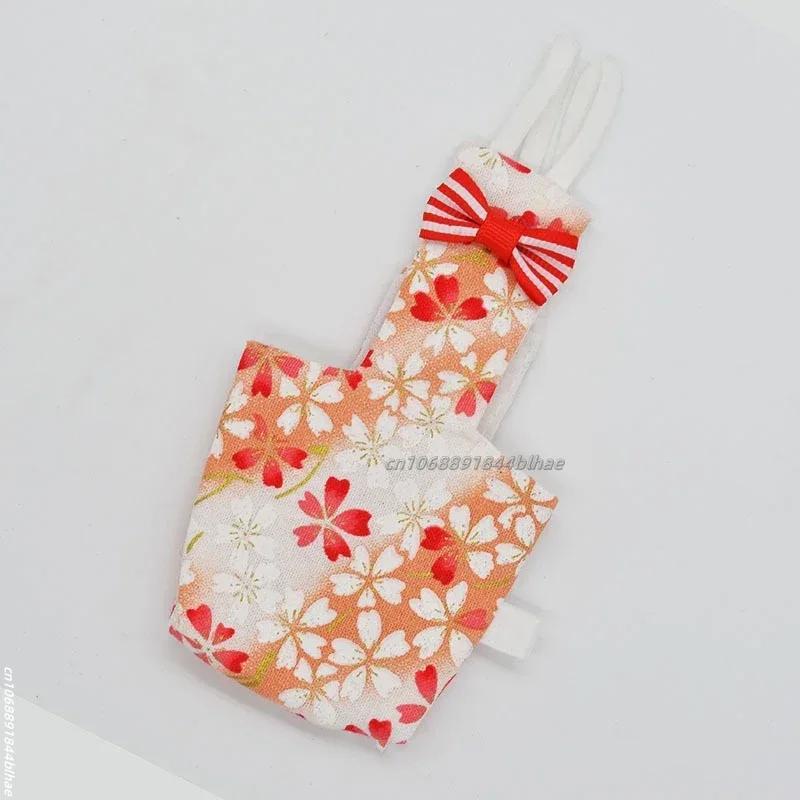 Cute Fruit Floral Washable Parrot Diaper with Bowtie for Cockatiel Pigeons Small Medium Large Pet Birds Flight Suit Clothes