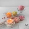 Elegant Rose Shaped Silicone Baking Mold Reusable Rose Shaped Flower Silicone Mold for Cake Baking and Chocolate Making