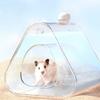 High Transparency Triangle Hamster Cage Cooling Small Pets Ice House  Summer