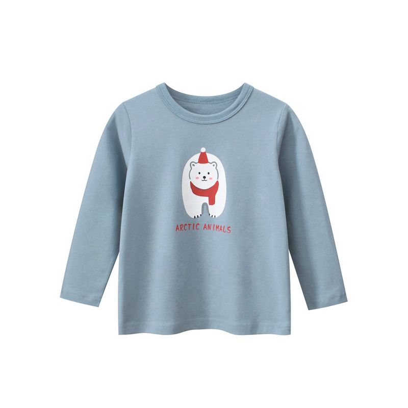 27Home Brand Export Children's Clothing Kidsren's Pure Cotton Printed Long-Sleeved T-Shirt Autum New Product Cartoon Baby Girl Clothes