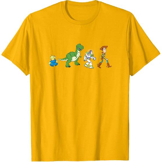 Disney Pixar Toy Story Toy Crossing Characters Group Shot T-Shirt Tee