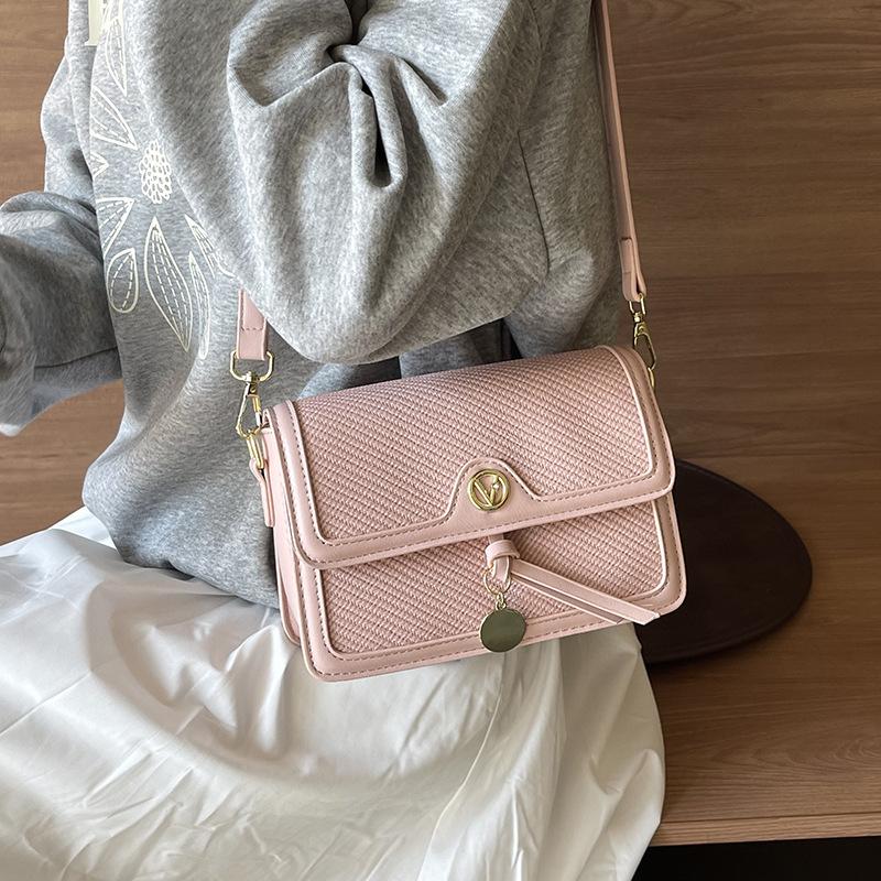 New Niche Design Fashionable Versatile Contrasting Color Small Square Bag Versatile Shoulder Messenger Women's Bag