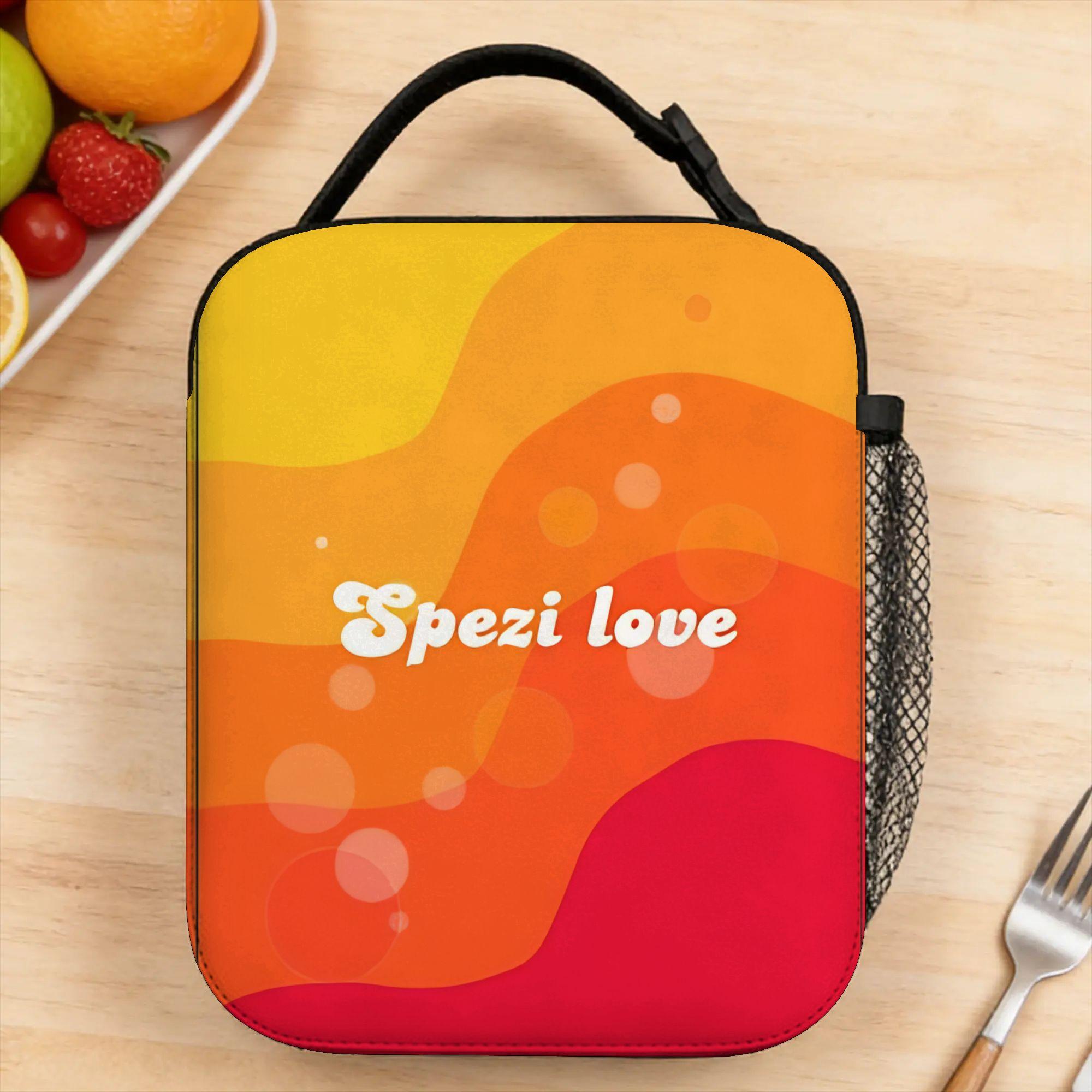 Paulaner Spezi Love Lunch Bag Office Portable Insulated Tote Food Bags For Women  Waterproof Print Cooler Bag One Size