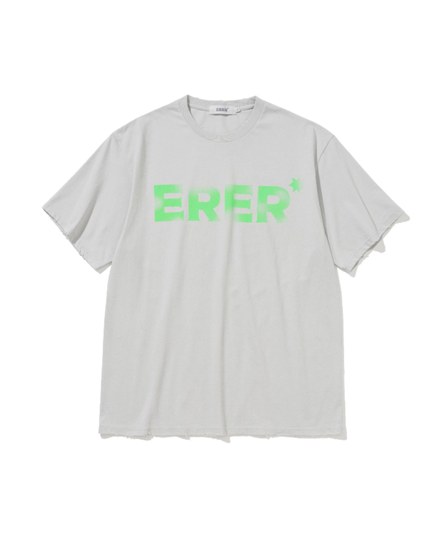 Er Er [Un] Erer Неоновая Граффити Футболка Серая Gray/1