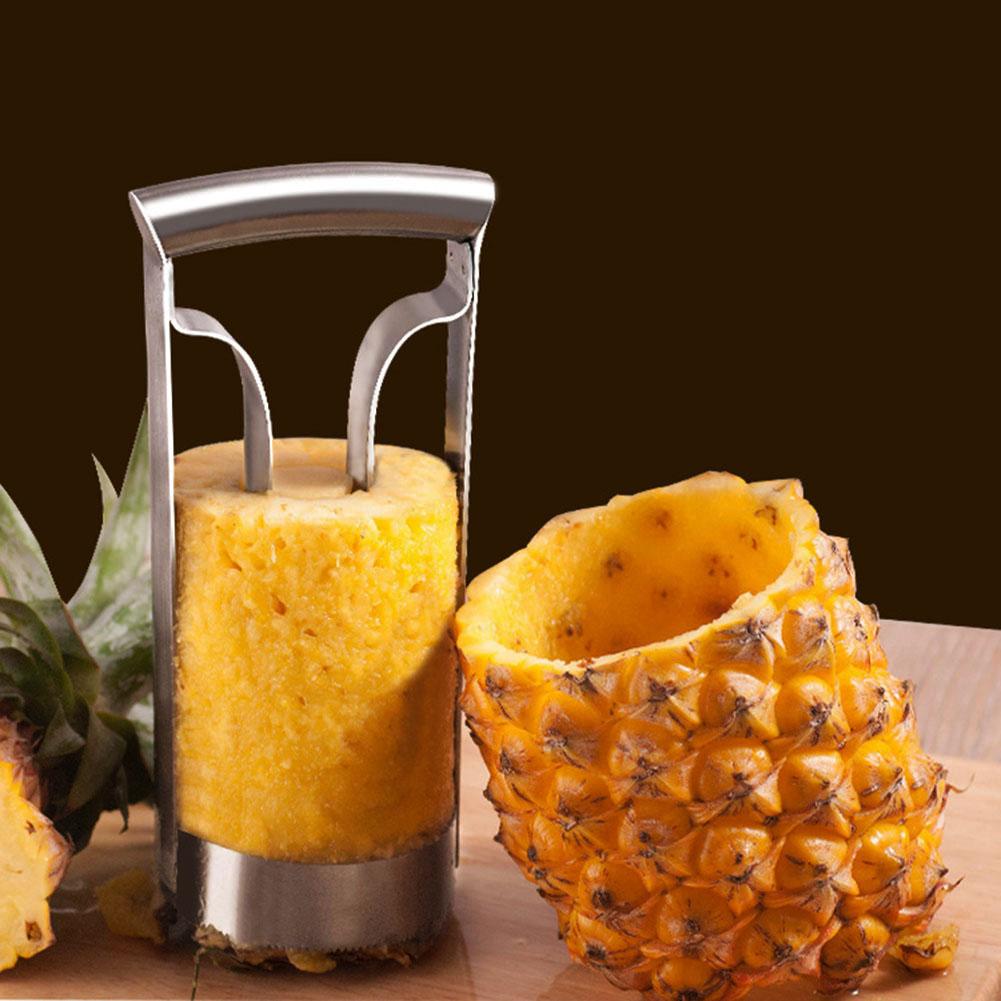 

Stainless Steel Pineapple Peeler Cutter Fruit Slicer Core Remover Kitchen Tool