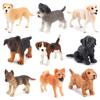 Simulation Mini Hund Tiere Modell Mikro Figur Feengarten Dekoration Kuchenaufsätze Spielzeug Kinder Geschenk Puppenhaus Zubehör