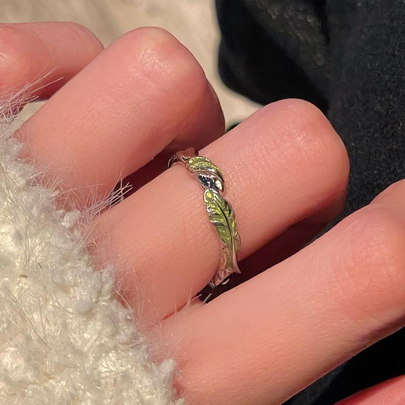 

Enamel Dripping Oil Blue Star Butterfly Opening Ring Full Of Diamonds Zircon Light Luxury High-End Accessories Adjustable opening