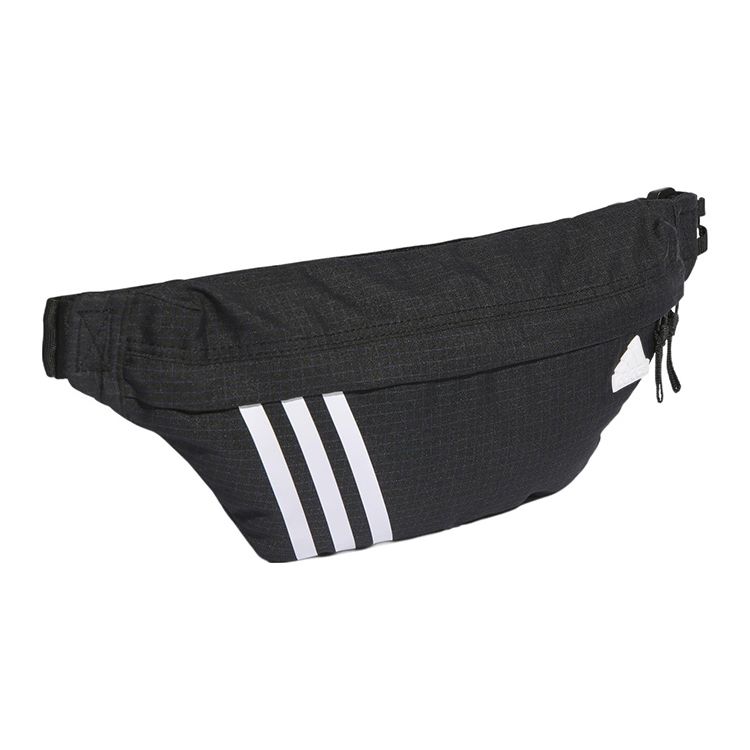 Adidas Adjustable Shoulder Strap Polyester Crossbody Waist Bag Unisex Bags Black HT4766