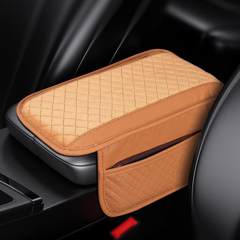 Car Armrest Heightening Pad with Storage - Multifunctional Sponge Protector for Interior