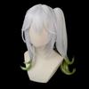 Cosplay Accessory - Shumi Grass Wig - Silver-white with Gradient To Light Green Ponytail Cosplay Wig