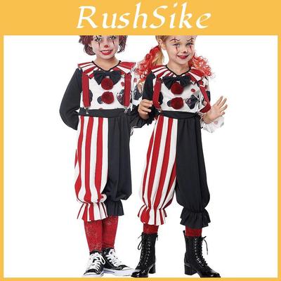 Game Theme Clown Costume For Women Adult Halloween Cosplay With Material For Stage Performances