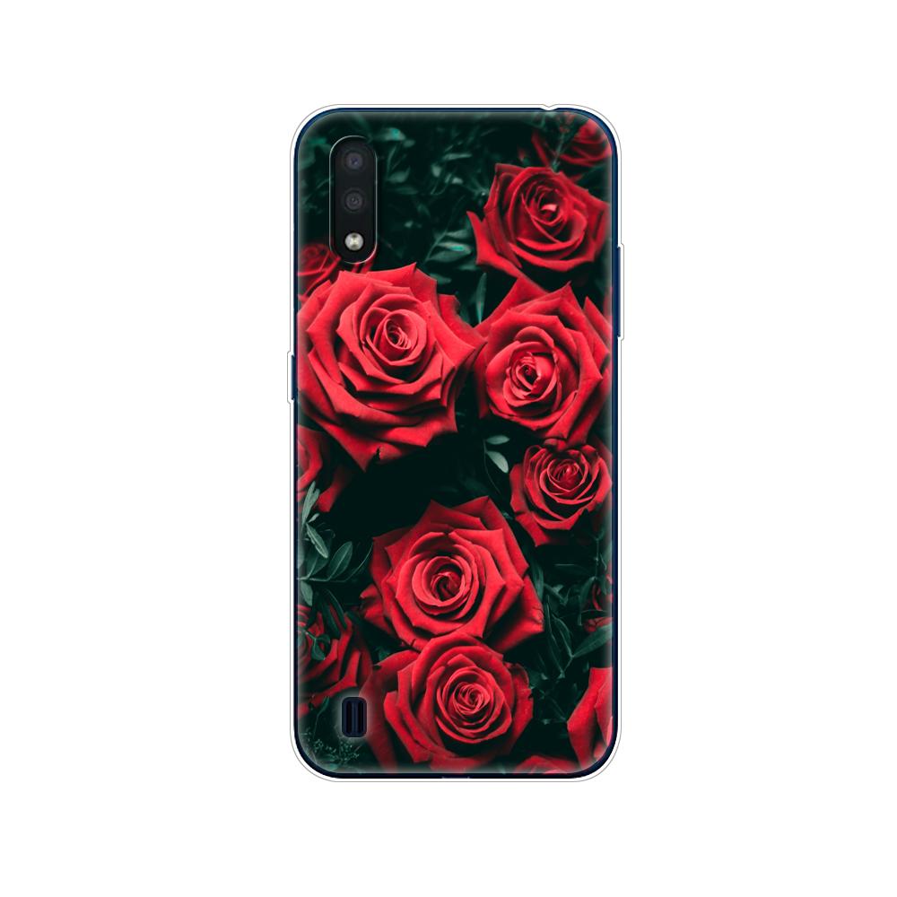 For Samsung M01 Case 5.7" Soft Silicon Tpu Cover For Samsung Galaxy M01 M 01 SM-M015FZBDSER M015 Phone Back Shell Bumper Funda