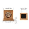 Anti-Scald Aromatherapy Box Bamboo Sage Incense Box Creative Mosquito Incense Rack  Yoga Room
