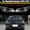 For Hyundai Sonata 2015 2016 2017 Car Front Headlight Lens Cover Auto Shell Headlamp Lampshade Glass Lampcover Head Lamp Caps