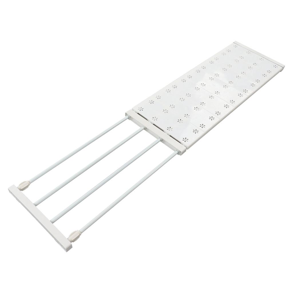 Wardrobe Partition Board Storage Extendable Rod Space Saving Layered Partition Board for Cabinet