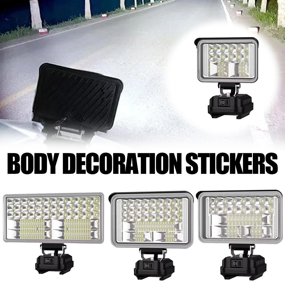 Outdoor Emergency Cordless LED Work Light for Makita 18V Battery Portable Outdoor Camping Lantern Flashlight Lighting Lamp