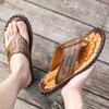 New Summer Men's Slippers Beach Shoes Home Men's Casual Shoes Fashionable Flip Flops Fishing Camping Shoes Free Delivery