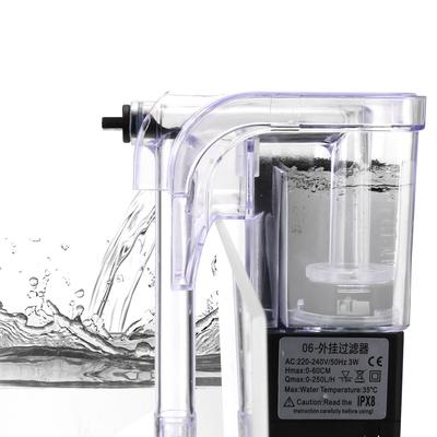 Filtro Externo Pendurado Bombas de Água Mini Filtro de Aquário para Filtro de Aquário Tanque de Peixes Oxigênio Purificador de Água Submersível
