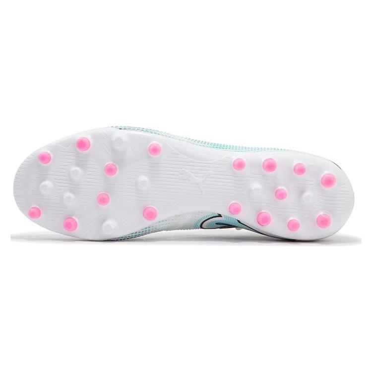 PUMA Future 7 Match MG Cleats 'White Blue Pink' Men's 107719-01