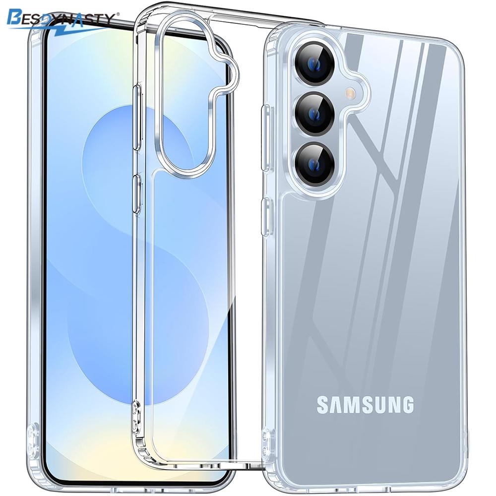 Anti-Yellowing Clear Case For Samsung Galaxy S26 Ultra S25 S24 S23 S22 Plus Transparent Shockproof Slim Phone Cover Accessories