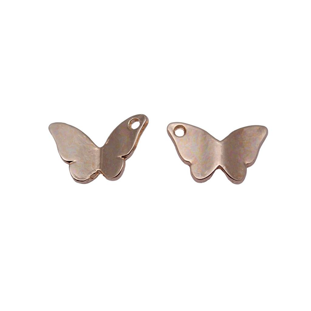 Butterfly Charms Simple Pendants For Minimalist DIY Jewelry Making