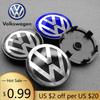 Pro VOLKSWAGEN VW 4ks 56mm 60mm Středová krytka náboje kola auta Pro Volkswagen Golf GTI R-Line R Polo T5 Passat B7 Krytka disku Znak St