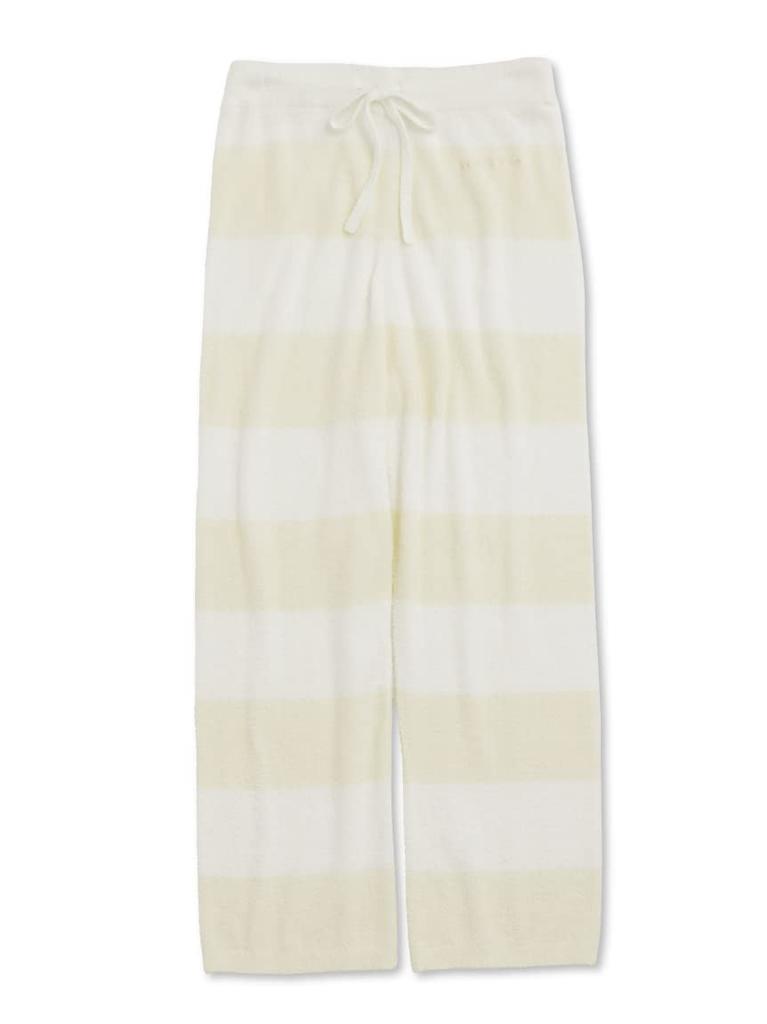 Gelato Pique Smoothy 2 Striped Long Pants PWNP231012 YEL F Women's