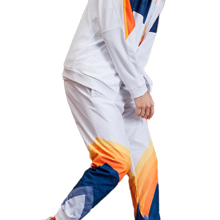 Li Ning Knitted Sweatpants Men's White Moderate Cuffed Pants AYKP653-2