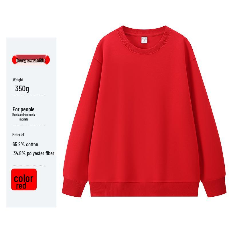 Hooded Sweatshirt with Logo and Print Pattern – Trendy Cotton Workwear Small