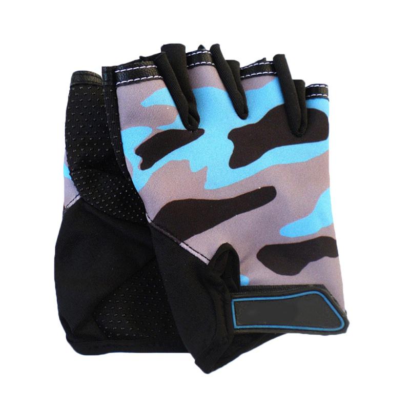 Children's Cycling Half Finger Bicycle Gloves Non-slip Bike Gloves Riding Equipment