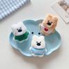 Plush Cartoon Our Three Series West Highland Little Dog Plush Toy Stuffed Doll Keychain Backpack Pendant Decora Children Gifts
