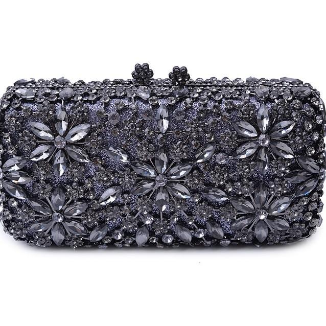 2025 Stone Chain Evening Bags Luxury Handbags Women Rhinestones Clutch Purse For Birthday Designer Crystal Evening Clutches Bags