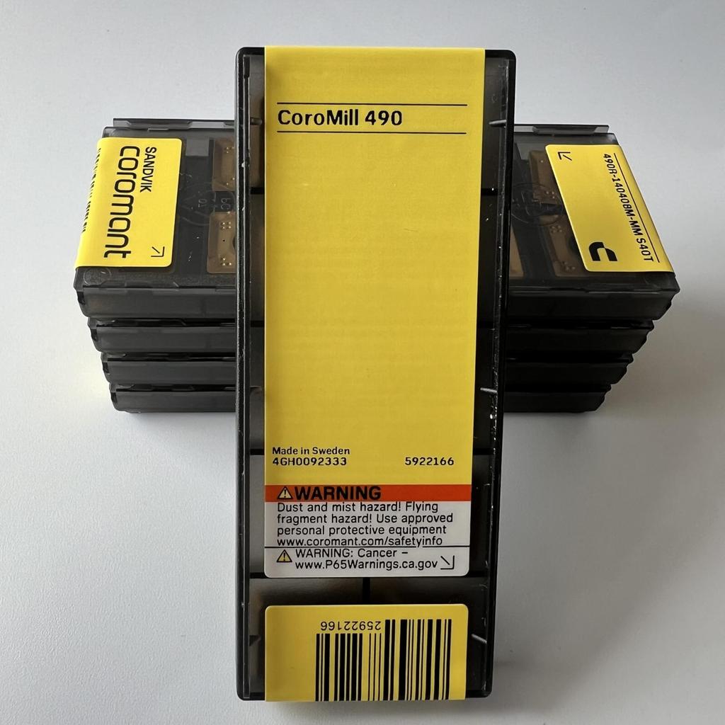 SANDVIK / 490R-140408M-MM S40T / Original Swedish hard alloy blade 10 Pcs